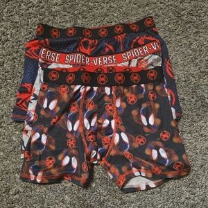 Marvel Spider-Verse Kids Boxer Briefs - Red and Black